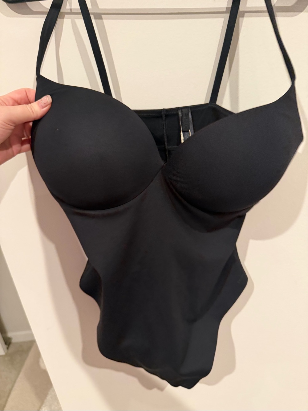 Skims black thong body suite!NWT